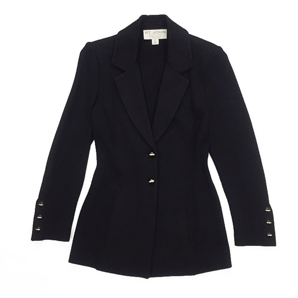 ST. JOHN Navy Blazer
